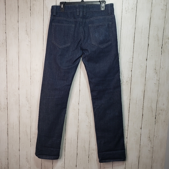 DSTLD Men's Slim Raw Denim Jeans Size W31x L32. - Picture 3 of 5
